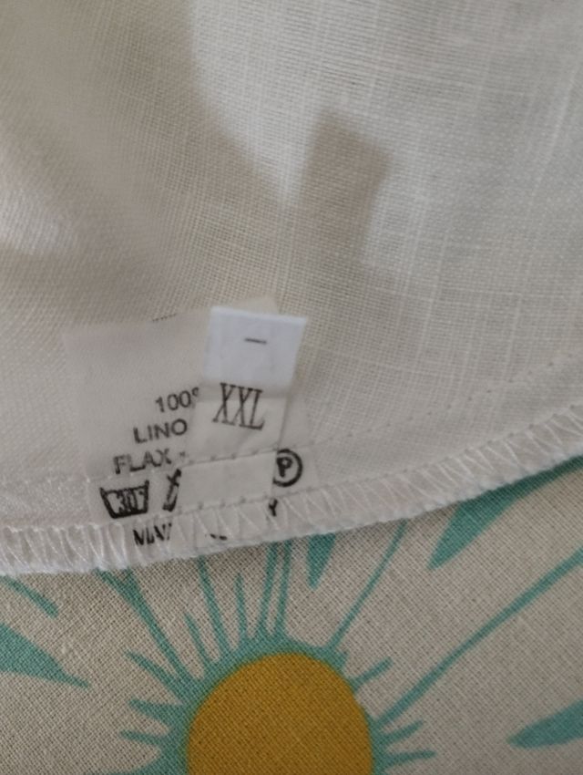 Vestito senza maniche lino