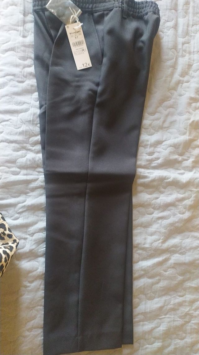 Uniforme  pantalón largo gris