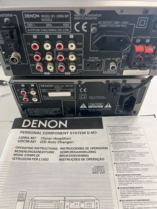 amplificador micro denon sonido