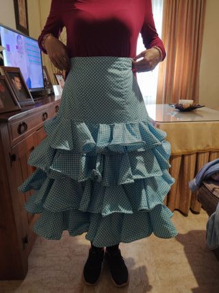 FALDA FLAMENCA/ROCIERA