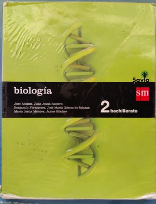 Libro biología 2 bachillerato