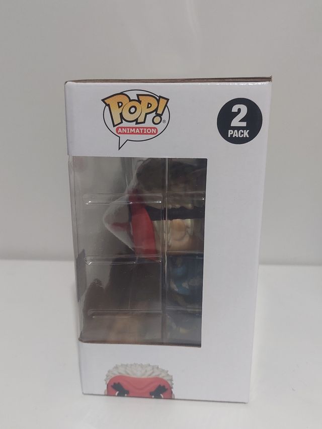 Funko pop Tanjiro Kamado y Sakonji Urokodaki