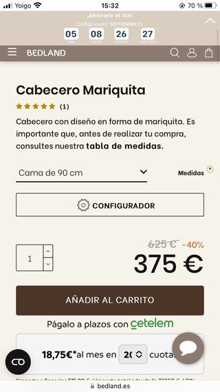 Cabecero infantil