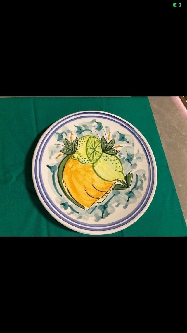 PLATO DE CERAMICA ARTESANAL