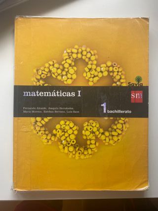 Libro matematicas 1 bachillerato