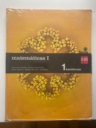Libro matematicas 1 bachillerato