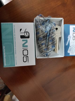 Bombín seguridad marca N05 y cinco llave