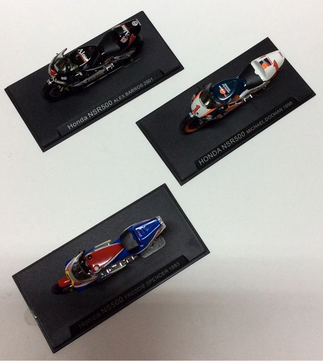 HONDA NS 500 y NSR 500.   Escala 1/24 Set 3 pcs