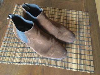 botines serraje hombre