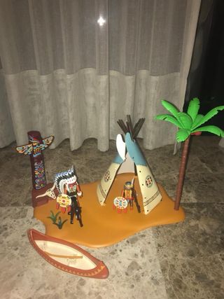 Tipi indio playmobil