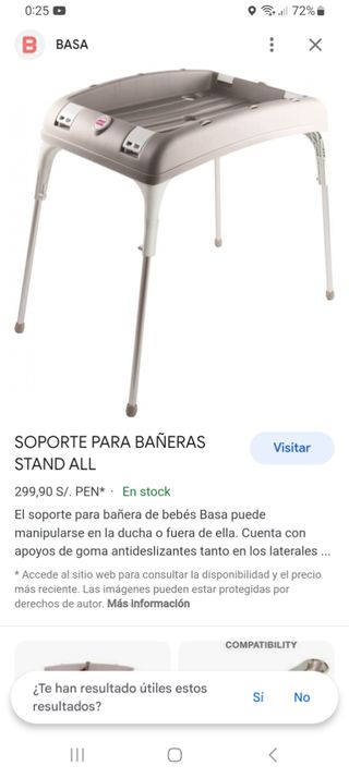Soporte para bañera y cambiador de bebé.ok baby