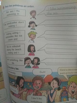 Repaso de inglés 3° primaria vacaciones