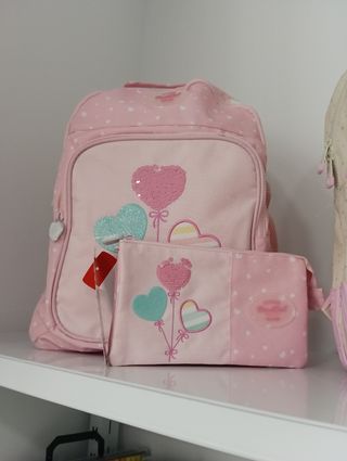 Mochila globos + estuche