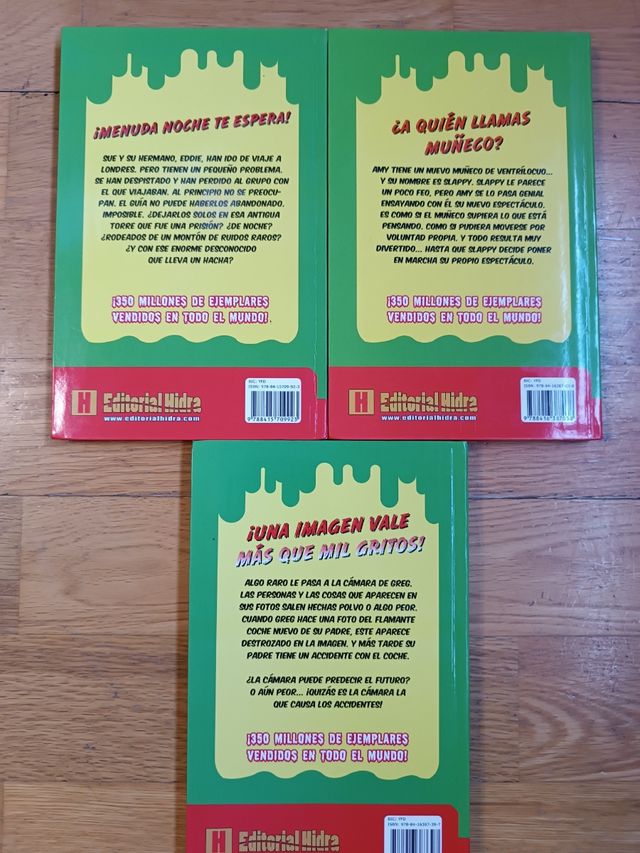 Pack 3 libros de pesadillas