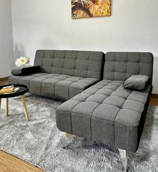 LIQUIDACIÓN SOFA CAMA EN "L" CHAISELONGUE