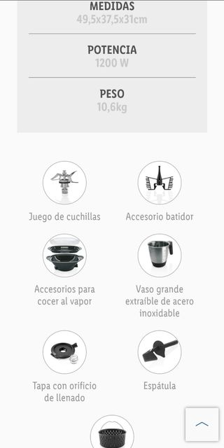 Robot de Cocina Monsieur Cuisiner