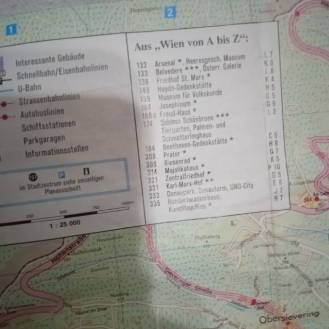 Cartina Vienna Austria