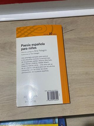 2 libros de cuentos y poesía para niños
