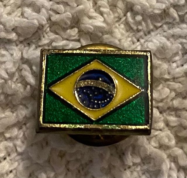 Brasile spilla da bavero giacca