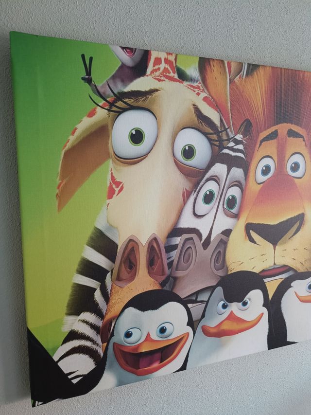 Cuadro infantil Madagascar