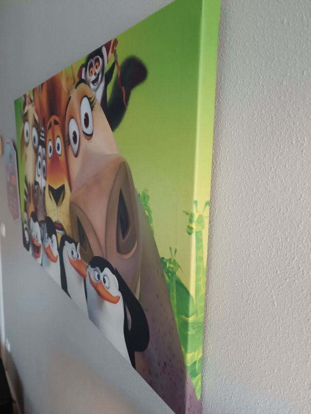 Cuadro infantil Madagascar