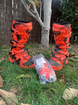 Botas FOX comp 5 junior ORANGE