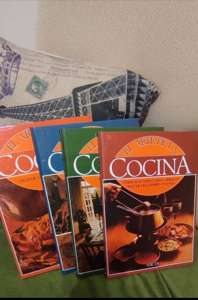 Libros recetas cocina 4 tomos