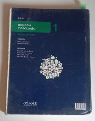 libro de biología de primero de bach