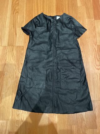 vestido Zara niña piel T-11/12