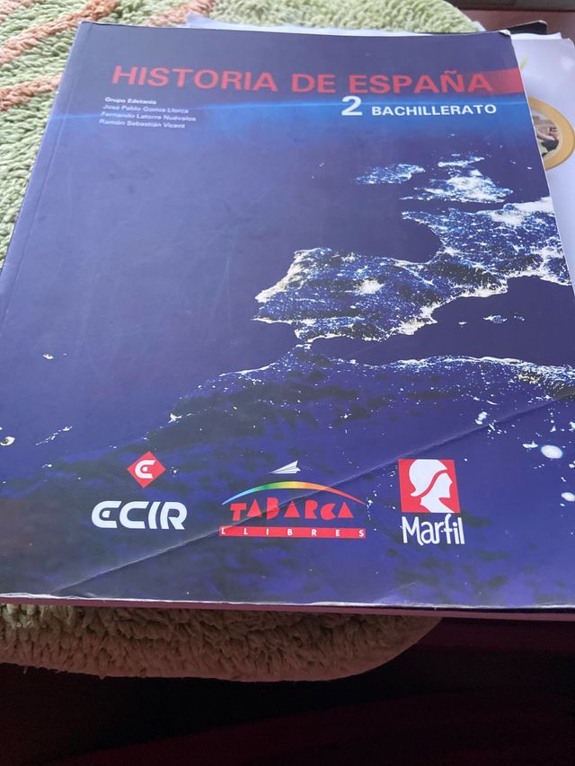 libro de Histori 2 bachillerato.