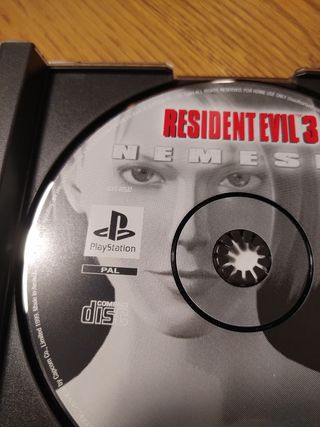 Resident Evil 3 Nemesis ps1 pal esp