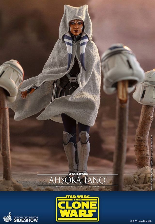 Ahsoka Tano Figura Star Wars Clone Wars Hot Toys