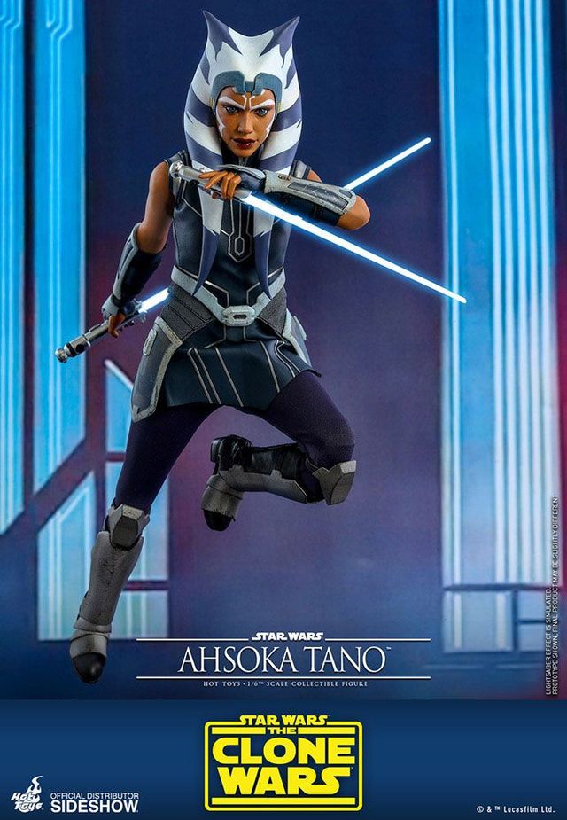 Ahsoka Tano Figura Star Wars Clone Wars Hot Toys
