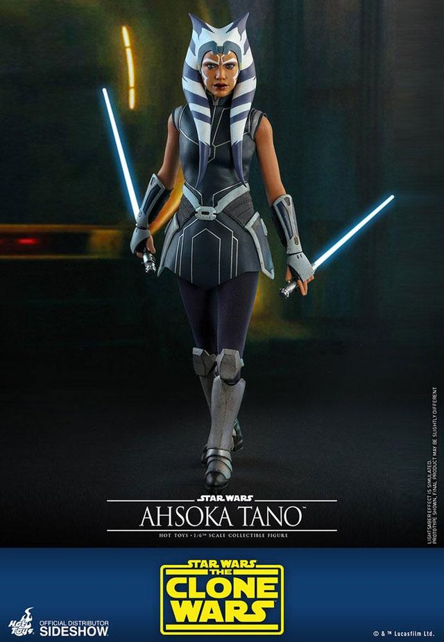 Ahsoka Tano Figura Star Wars Clone Wars Hot Toys
