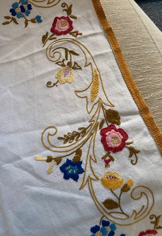 🌸 Lote 3 Caminos de mesa de lino