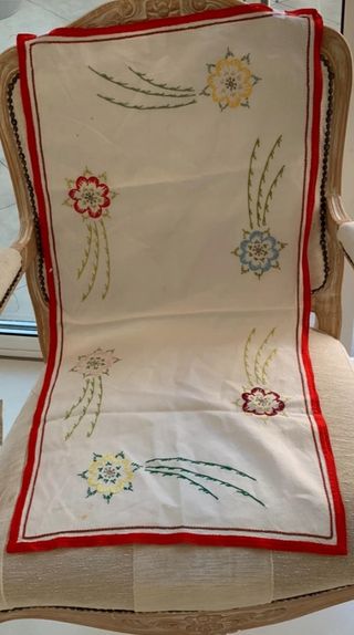 🌸 Lote 3 Caminos de mesa de lino