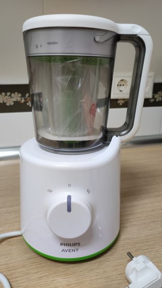 Vaporera/batidora 2 en 1