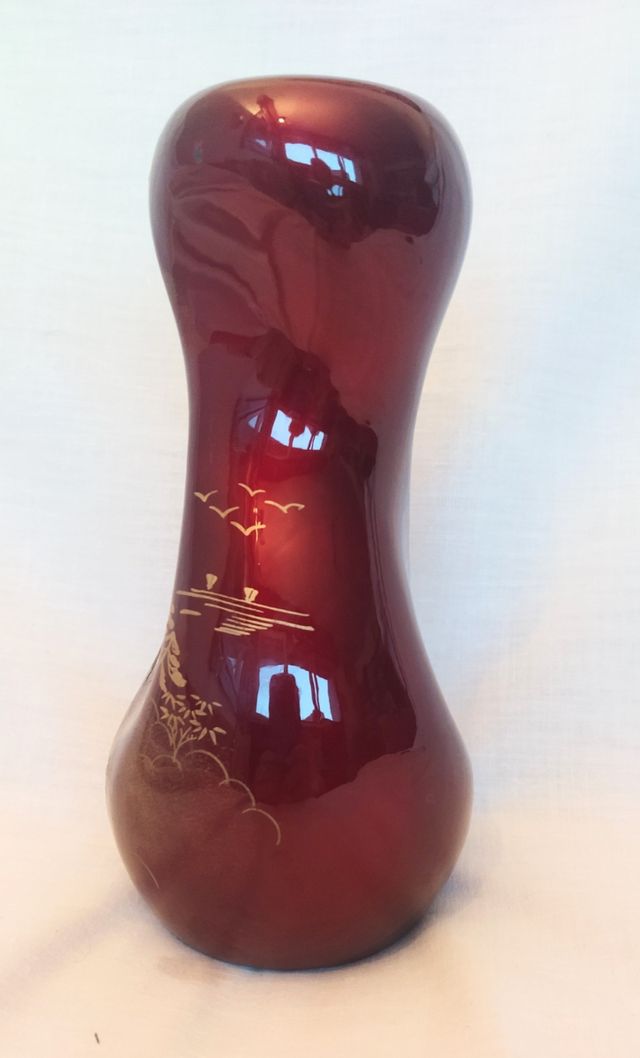 Jarrón japonés de cristal