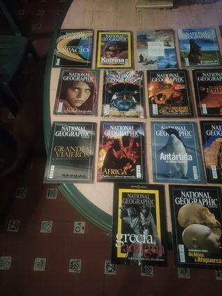 Lote revistas National Geographic 