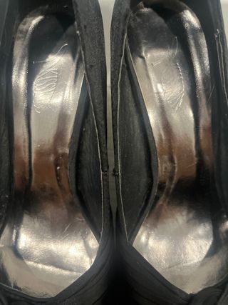 Zapatos para fiesta negros de raso