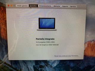 MacBook Pro 13" (2012) - Core i5  QWERTY - Inglés