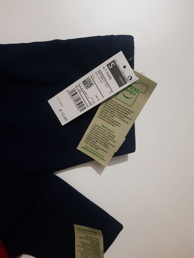 Malla niña benetton roja