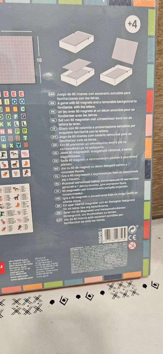 APLI KIDS JUEGO MAGNÉTICO LETRAS