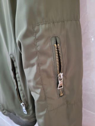 Chaqueta bomber verde