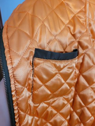 Chaqueta bomber verde
