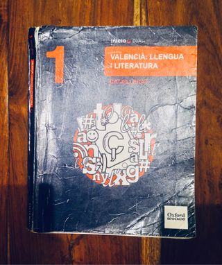 Libro de texto Valenciano Bachillerato
