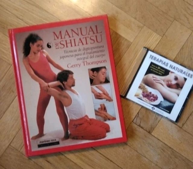 Libro Manual de Shiatsu y CD de terapias natur