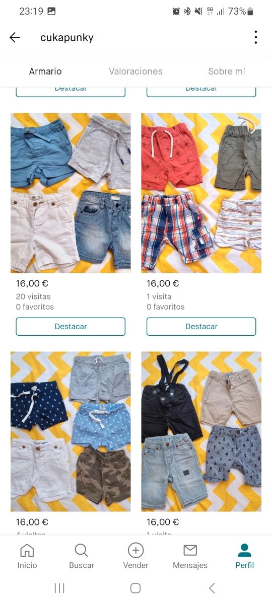 Vendo lotes de ropa niño y niña