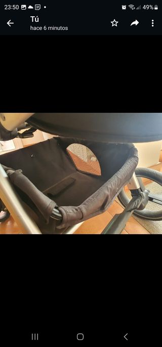 carrito duo: cuco+silla de paseo