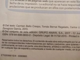 Libro Lengua 4 primaria Anaya como nuevo